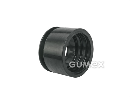 Endung 245 for AIRDUC 341, 350, 351, 355, TIMBERDUC 533, DN32, Pre-PUR-Etherbasis, DIN 32676, schwar, 
